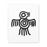 Maya Bird Symbol Canvas