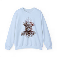 Maya Warrior Ink Portrait Unisex Sweatshirt