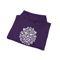 Andean Dual God Symmetry Tribal Glyph Style Unisex Hoodie