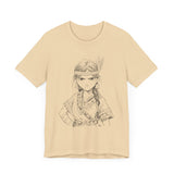 Inca Warrior Girl Fierce Heritage Ink Art Unisex T-Shirt