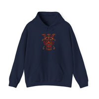 Aztec Fire Warrior Mask Unisex Hoodie