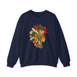 Aztec Warrior Head Illustration Unisex Sweatshirt