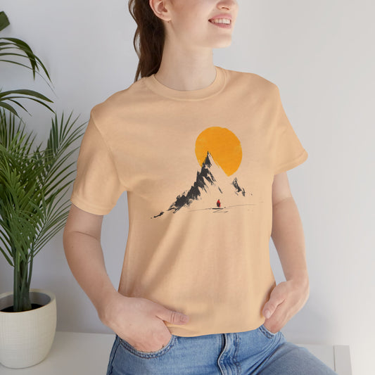 Sacred Inca Mountain Minimalist Unisex T-Shirt