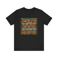 Pre-Columbian Tribal Stripe Pattern Unisex T-Shirt