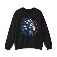 Tribal Visionary Chief Emblem Illustration Unisex Sweatshirt