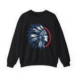 Tribal Visionary Chief Emblem Illustration Unisex Sweatshirt