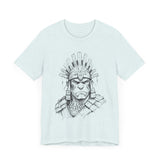 Inca Warrior Hand Drawn Tribal Portrait Unisex T-Shirt