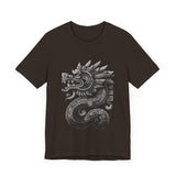 Aztec Serpent Quetzalcoatl Tribal Design Unisex T-Shirt