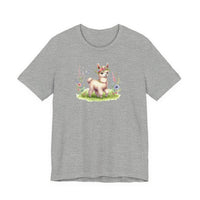 Baby Llama Inca Blossom Crown Unisex T-Shirt