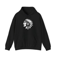 Tribal Warrior Headdress Emblem Illustration Unisex Hoodie