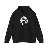 Tribal Warrior Headdress Emblem Illustration Unisex Hoodie