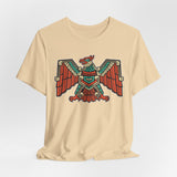 Aztec Solar Eagle Emblem Illustration Unisex T-Shirt