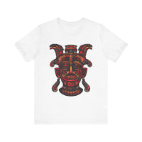Aztec Fire Warrior Mask Unisex T-Shirt