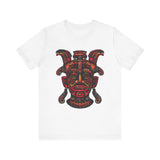Aztec Fire Warrior Mask Unisex T-Shirt