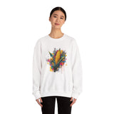 Maya Corn Mural Street Art Unisex Sweatshirt