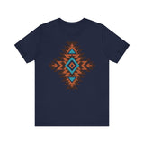 Boho Aztec Geometric Totem Pattern Illustration Unisex T-Shirt