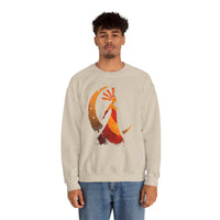Mama Killa Inca Moon Goddess Glyph Style Unisex Sweatshirt
