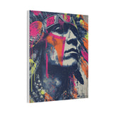 Neon Maya Street Warrior Graphic Canvas