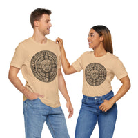 Sacred Aztec Calendar Face Unisex T-Shirt