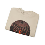 Sacred Fire Tribal Ceremony Glyph Style Unisex Sweatshirt