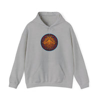 Neon Aztec Calendar Unisex Hoodie