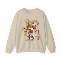 Abstract Aztec Culhua-Mexica Illustration Unisex Sweatshirt