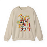 Abstract Aztec Culhua-Mexica Illustration Unisex Sweatshirt