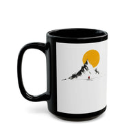 Sacred Inca Mountain Minimalist Black Mug