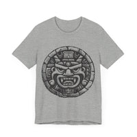 Mayan Jaguar Deity Woodcut Style Unisex T-Shirt