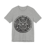 Mayan Jaguar Deity Woodcut Style Unisex T-Shirt