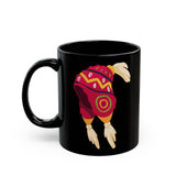 Peru Culture Ethnic Chullo Black Mug