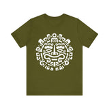 Andean Dual God Symmetry Tribal Glyph Style Unisex T-Shirt