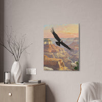 Royal Andean Condor Inca Spirit at Dusk Canvas
