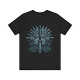 Aztec Warrior Duel Obsidian Glyph Style Unisex T-Shirt