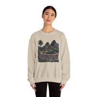 Andean Cliffside Inca Citadel Graphic Unisex Sweatshirt