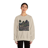 Andean Cliffside Inca Citadel Graphic Unisex Sweatshirt