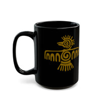Tribal Sign of Aztec Bird Black Mug