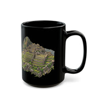 Machu Picchu Lost City Ruins Graphic Black Mug