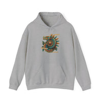 Feathered Serpent Sun Spiral Unisex Hoodie