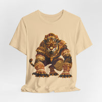 Pixel Art Mayan Jaguar Warrior Unisex T-Shirt