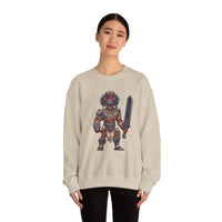 Obsidian Blade Fighter Pixel Art Unisex Sweatshirt