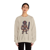 Obsidian Blade Fighter Pixel Art Unisex Sweatshirt