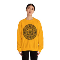 Sacred Aztec Calendar Face Unisex Sweatshirt