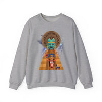 Celestial Aztec Ritual Illustration Unisex Sweatshirt
