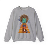 Celestial Aztec Ritual Illustration Unisex Sweatshirt