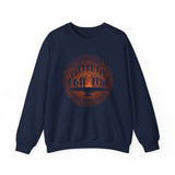 Tribal Ceremony Around Sacred Fire Glyph Style Unisex Sweatshirt
