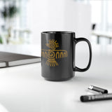 Tribal Sign of Aztec Bird Black Mug