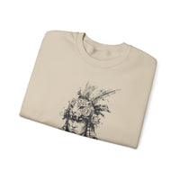 Jaguar Warrior Ink Portrait Unisex Sweatshirt