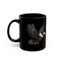 Chibi Inca Condor Cartoon Style Black Mug