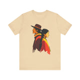 Cultural Heritage Native Portrait Design Unisex T-Shirt